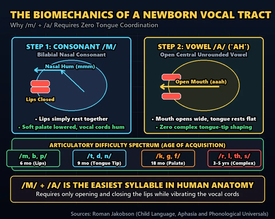 Diagram GeeGit: It is not because babies are born understanding motherhood. It is pure anatomy.
