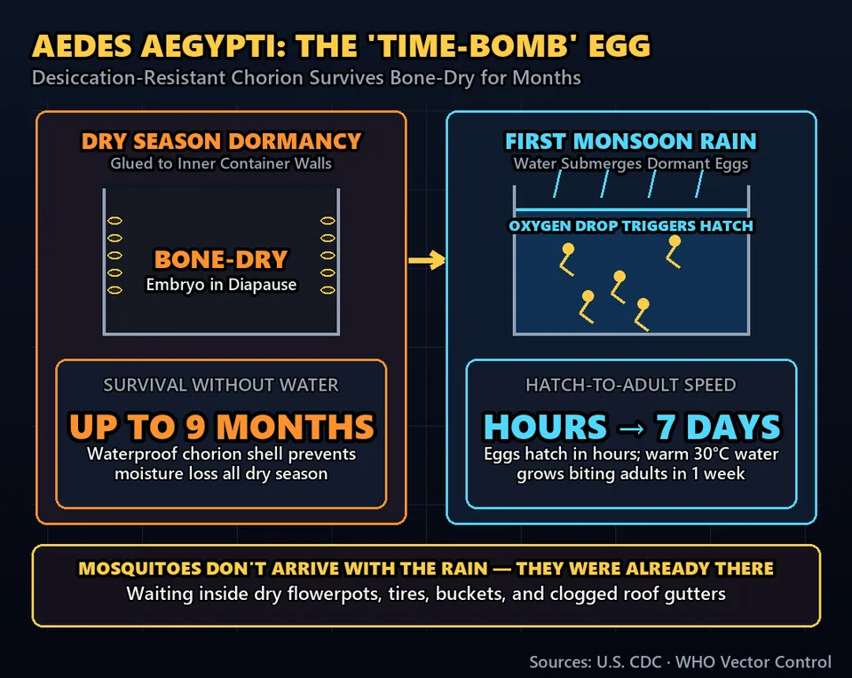 Diagram GeeGit: Most people think rain brings the mosquitoes. But the secret was already waiting in your backyard.